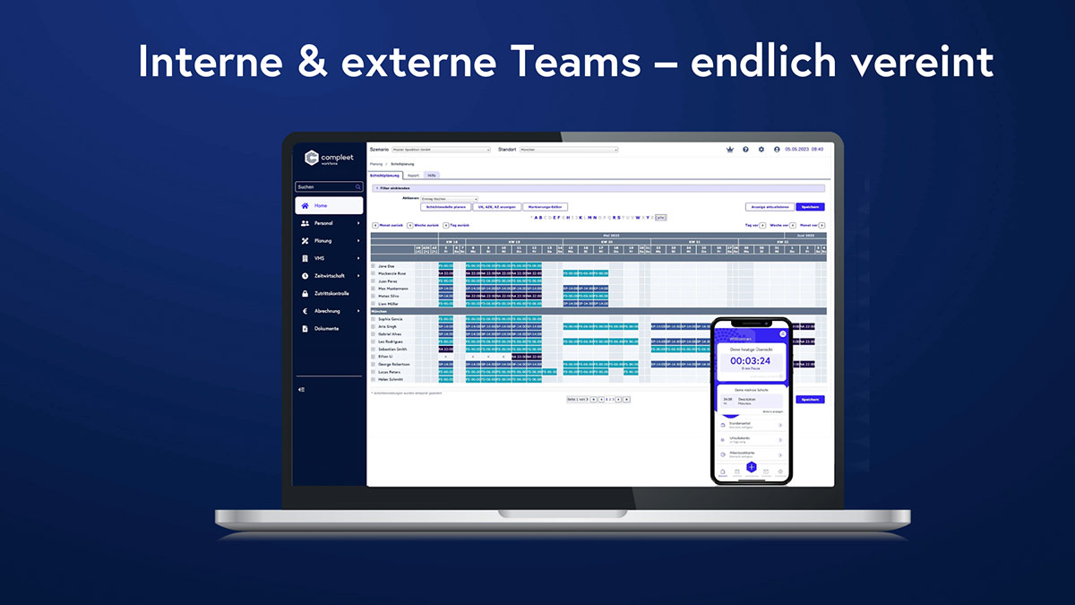 Compleet - HR Software Anbieter - Wie sieht die Software aus Compleet - HR Software Anbieter - Wie sieht die Software aus