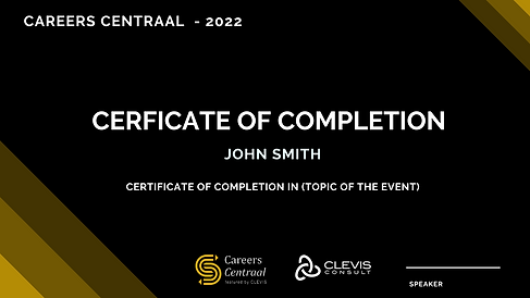 Certificate - Careers Central
