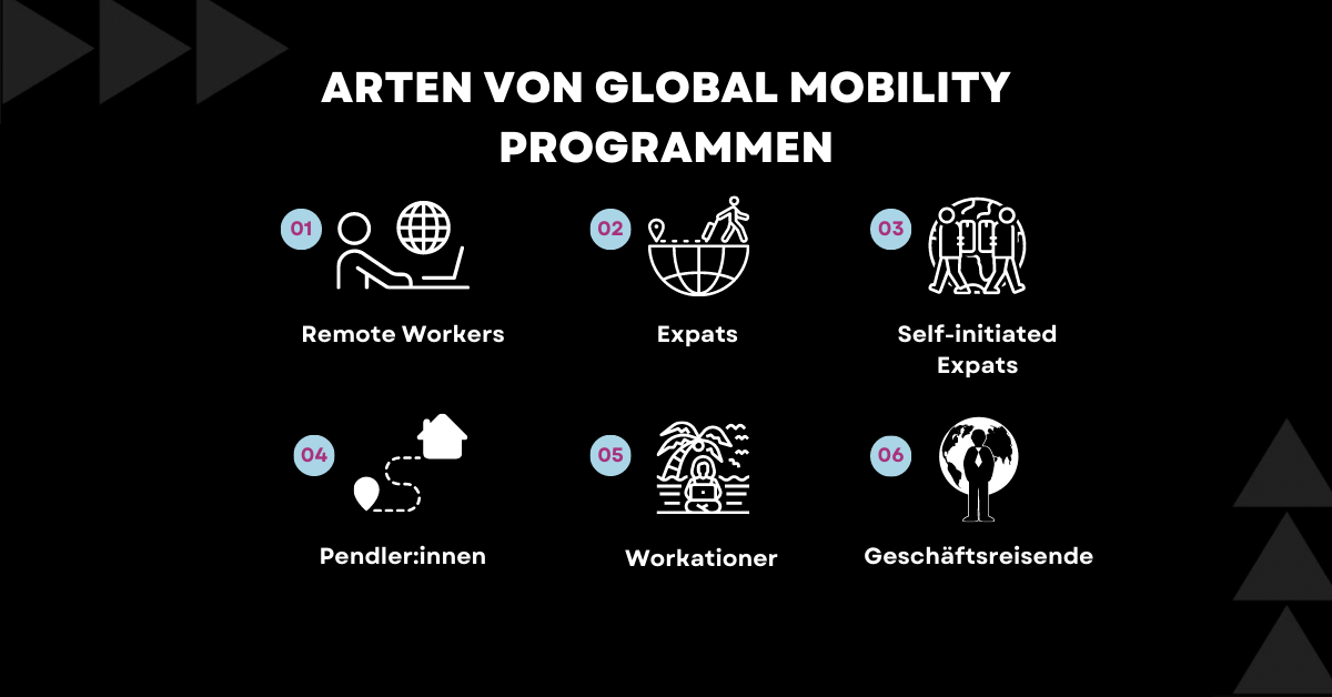 Arten von Global Mobility Programmen
