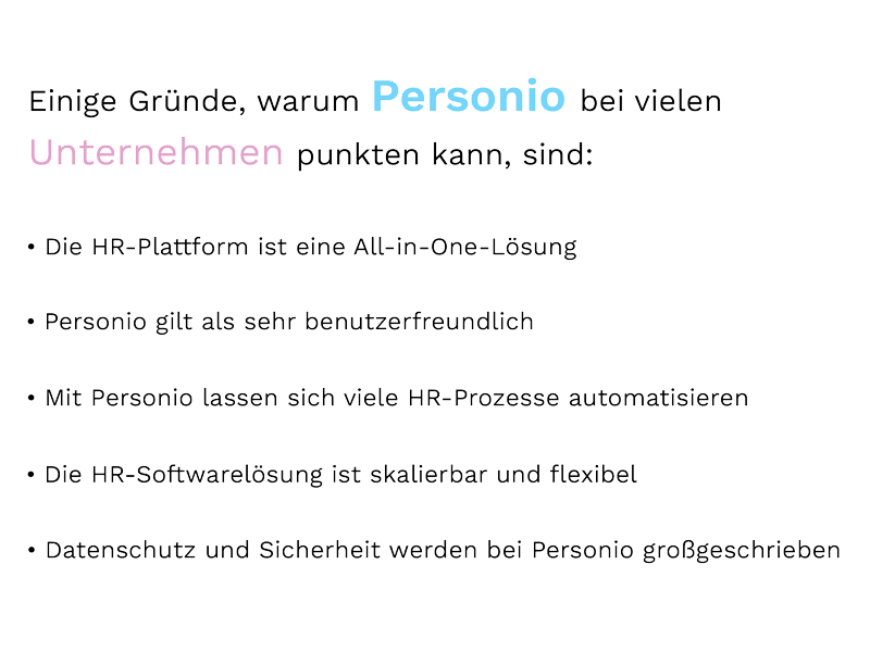 Personio Alternative: Gegenüberstellung vergleichbarere HR Software