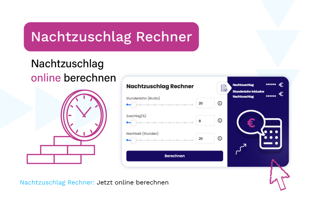 Nachtzuschlagrechner: Nachtzuschlag online berechnen