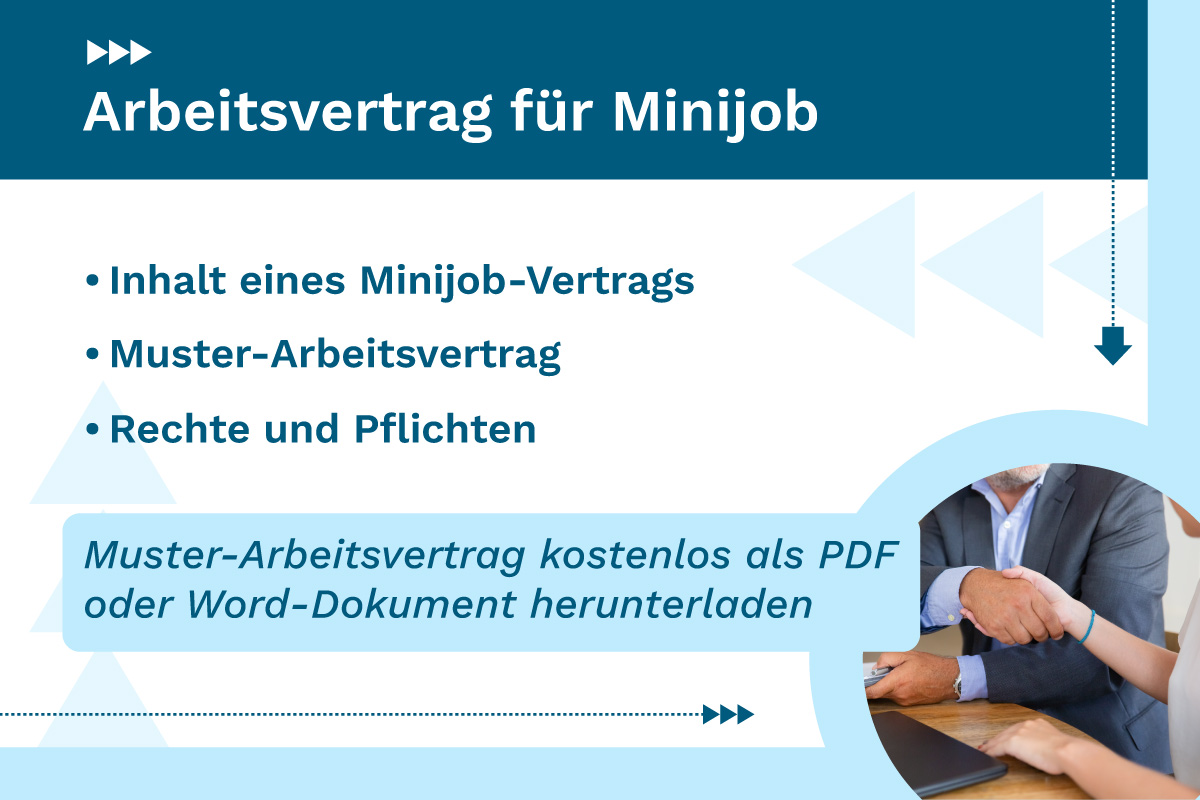 Rechte Und Pflichten Arbeitnehmer Tabelle Pdf Arbeitsvertrag für Minijob: Inhalt, Pflichten, Muster als Word/ PDF