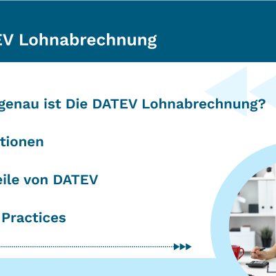DATEV Lohnabrechnung: Funktionen, Vorteile und Best Practices