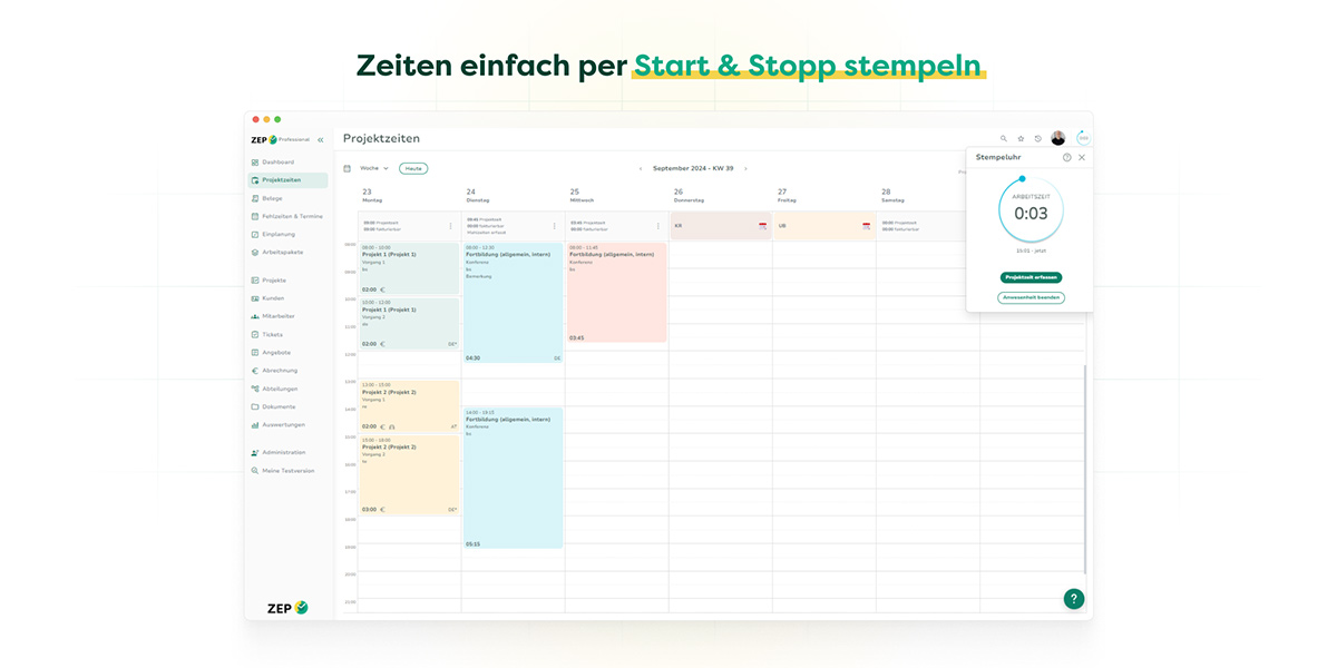 ZEP - Wie sieht die Software aus