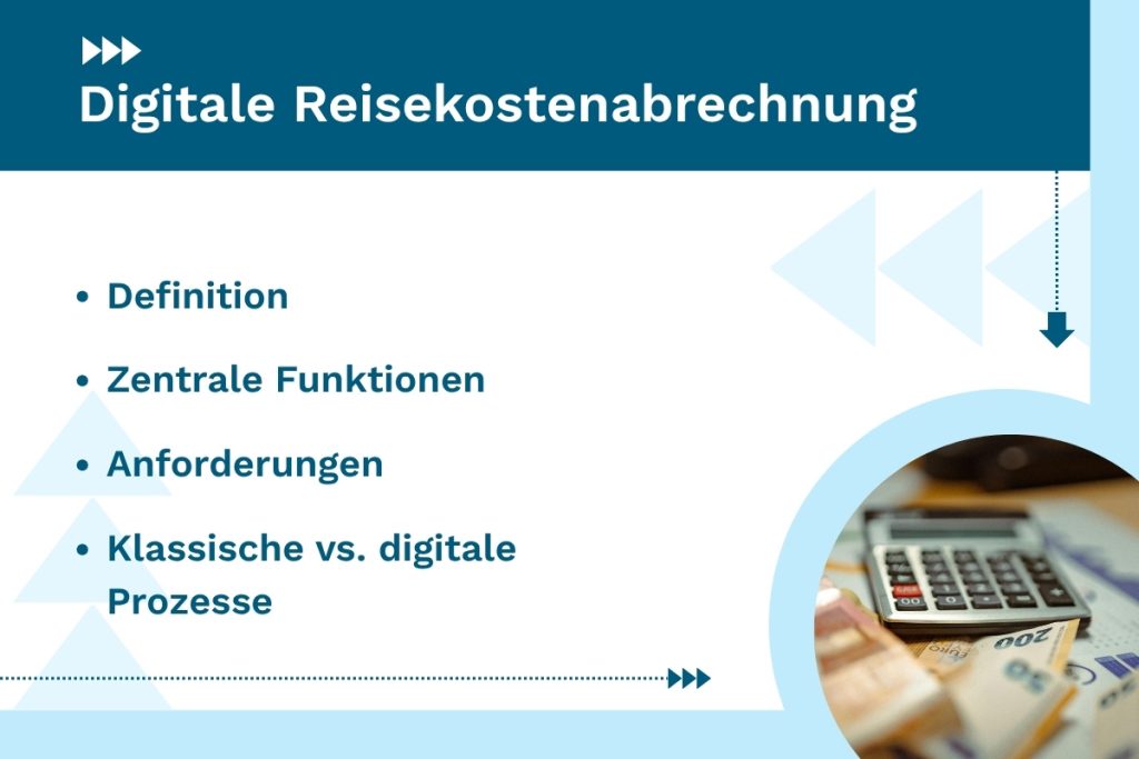Digitale Reisekostenabrechnung: Funktionen, Anforderungen, Herausforderungen
