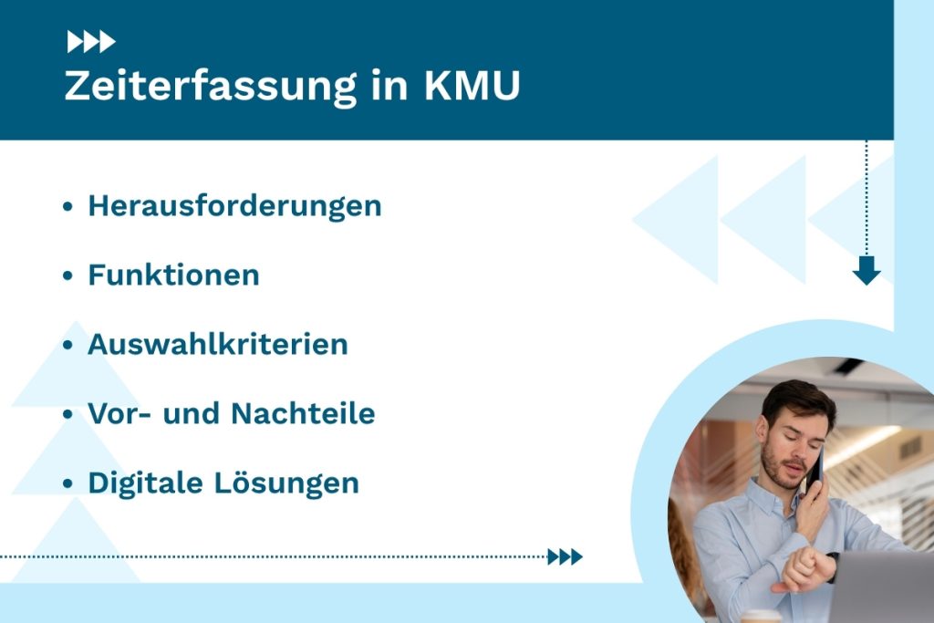 Zeiterfassung in KMU: Gesetze, Funktionen, Tipps & Umsetzung