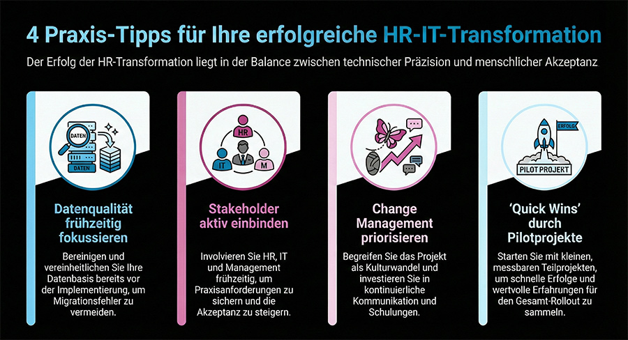HR-IT-Plattformen - 4 Praxis Tipps für erfolgreiche HR-IT-Transformation HR-IT-Plattformen - 4 Praxis Tipps für erfolgreiche HR-IT-Transformation