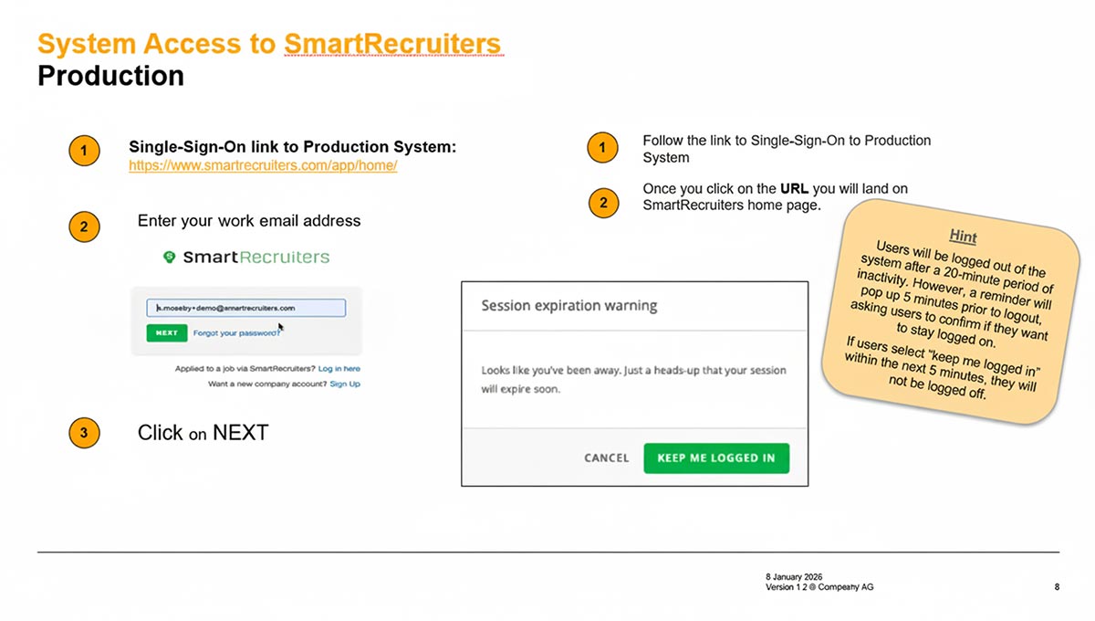 Change Management - SmartRecruiters - System Access to SmartRecruiters Change Management - SmartRecruiters - System Access to SmartRecruiters
